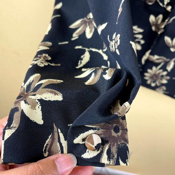 VTG Impressions of California 1980's Floral Blouse - Picture 6 of 9